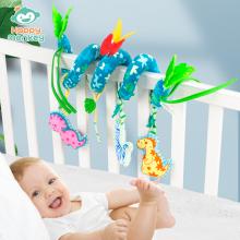 Happy monkey嬰兒玩具0-1歲嬰兒床鈴床掛車(chē)掛床繞安撫寶寶玩具